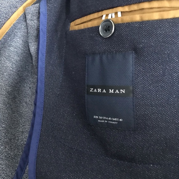ZARA MAN // Denim Sport Coat - Picture 3 of 3
